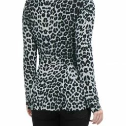 Allegra K 6507 Ladies Long Sleeves Scoop Neck Leopard Prints Peplum Shirt Women 110 Allegra K 6507 Ladies Long Sleeves Scoop Neck Leopard Prints Peplum Shirt Women