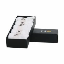 Allegra K Accessories Men 5 Pack Ankle High Breathable Dress Crew Socks