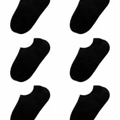 Allegra K Low Cut Silicone Heel Grip No Show Boat Socks 6 Pairs