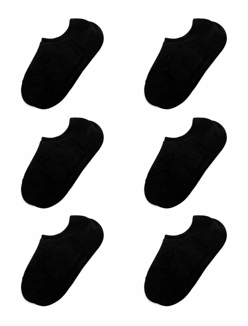 Allegra K Low Cut Silicone Heel Grip No Show Boat Socks 6 Pairs 4 Allegra K Low Cut Silicone Heel Grip No Show Boat Socks 6 Pairs