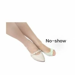 Allegra K Women Low Cut No Show Heel Grip Toeless Boat Socks 6 Pairs 10-12