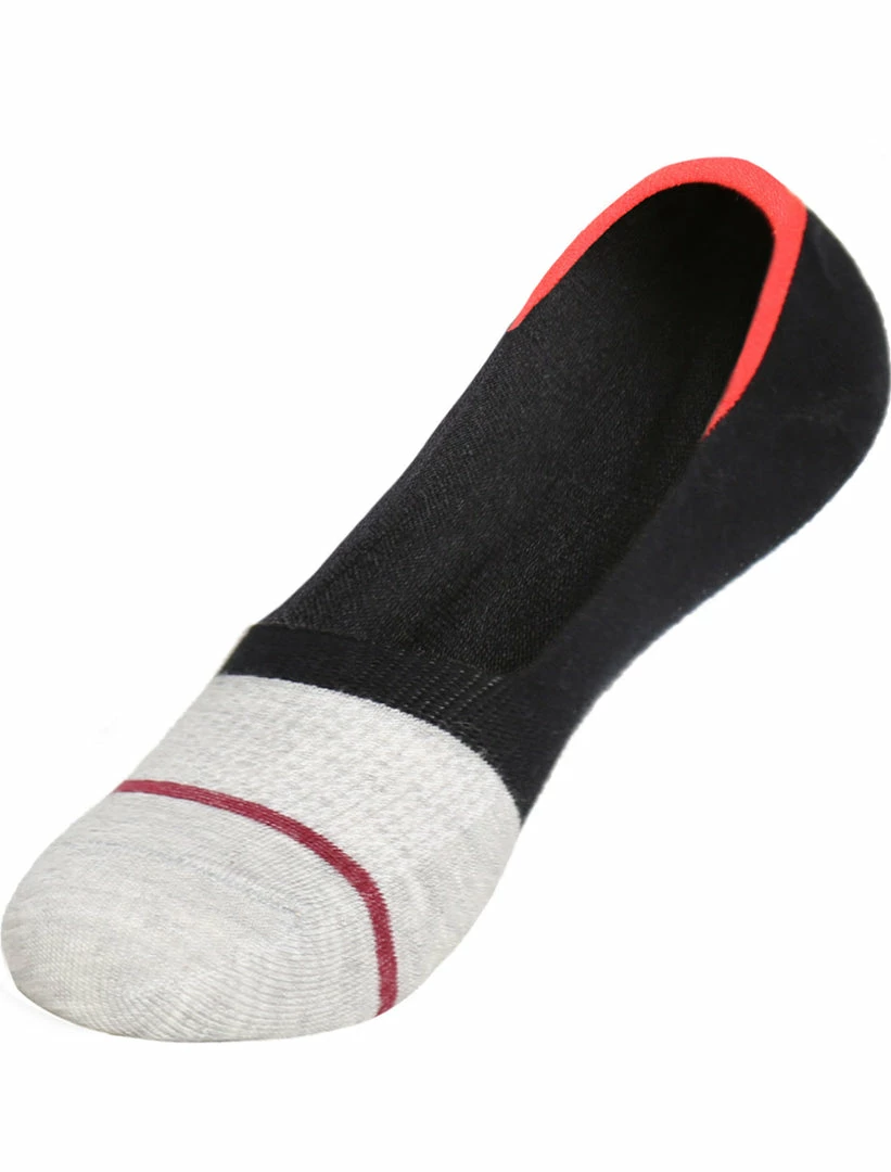 Allegra K Men 5 Pack Low Cut Color Block Non-slip Boat Socks 10-13 5 Allegra K Men 5 Pack Low Cut Color Block Non-slip Boat Socks 10-13