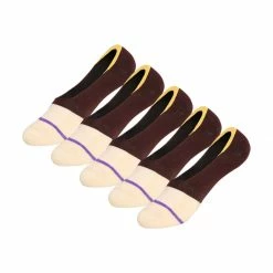 Allegra K Men 5 Pack Low Cut Color Block Non-slip Boat Socks 10-13 16 Allegra K Men 5 Pack Low Cut Color Block Non-slip Boat Socks 10-13