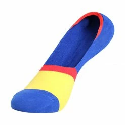 Allegra K Men 5 Pack Color Block Stripes Pattern Boat Socks 13-15 Accessories