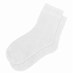 Allegra K Accessories Men Elastic Ribbed Cuffs Ankle High Socks 2 Pairs