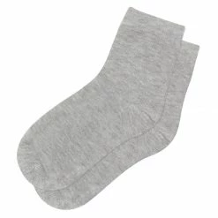 Allegra K Accessories Men Elastic Ribbed Cuffs Ankle High Socks 2 Pairs