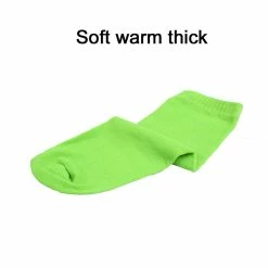 Allegra K Accessories Ladies Elastic Cuffs Stretchy Ankle High Socks 5 Pairs