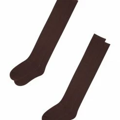 Allegra K Accessories Women Elastic Cuffs Stretchy Over Knee Thigh High Socks 2 Pairs
