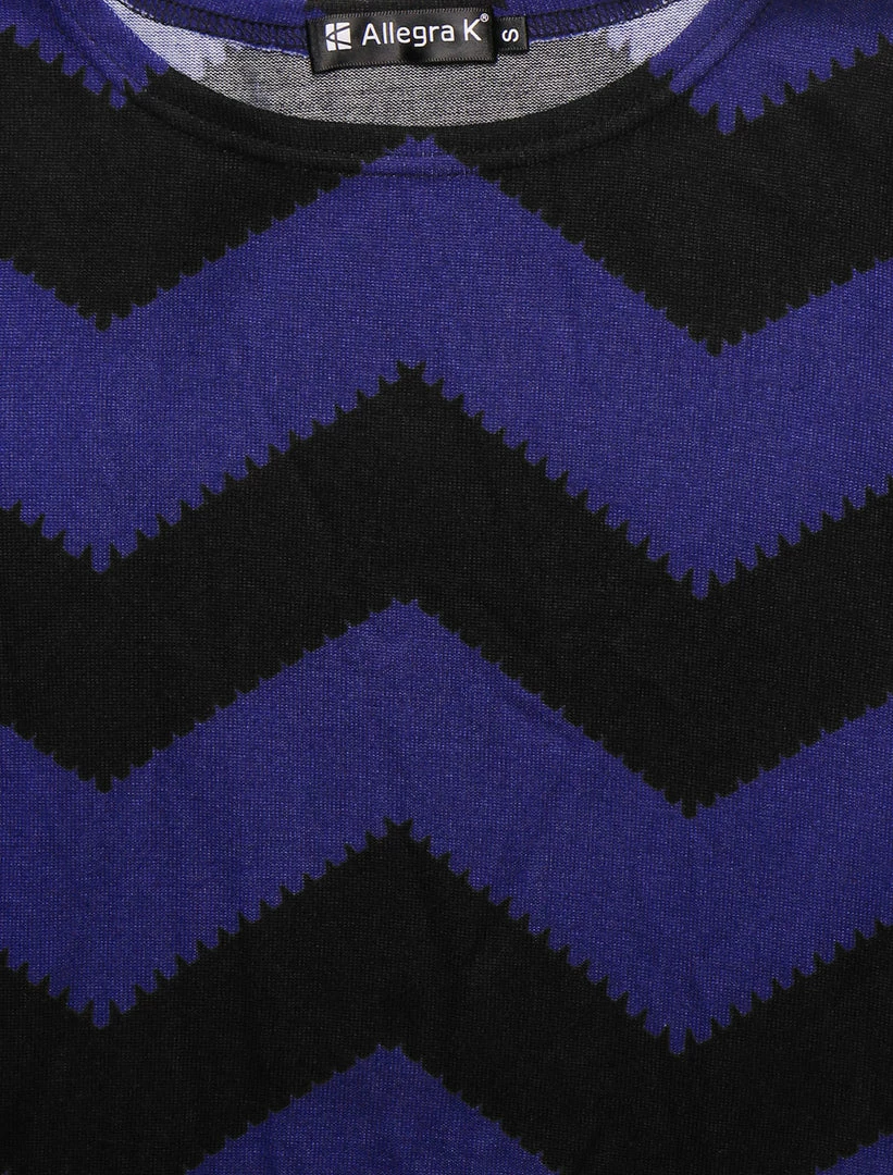 Allegra K Women's Round Neck Contrast Color Knitted Shirts Long Sleeve Sweater Tops 10 Allegra K Women's Round Neck Contrast Color Knitted Shirts Long Sleeve Sweater Tops