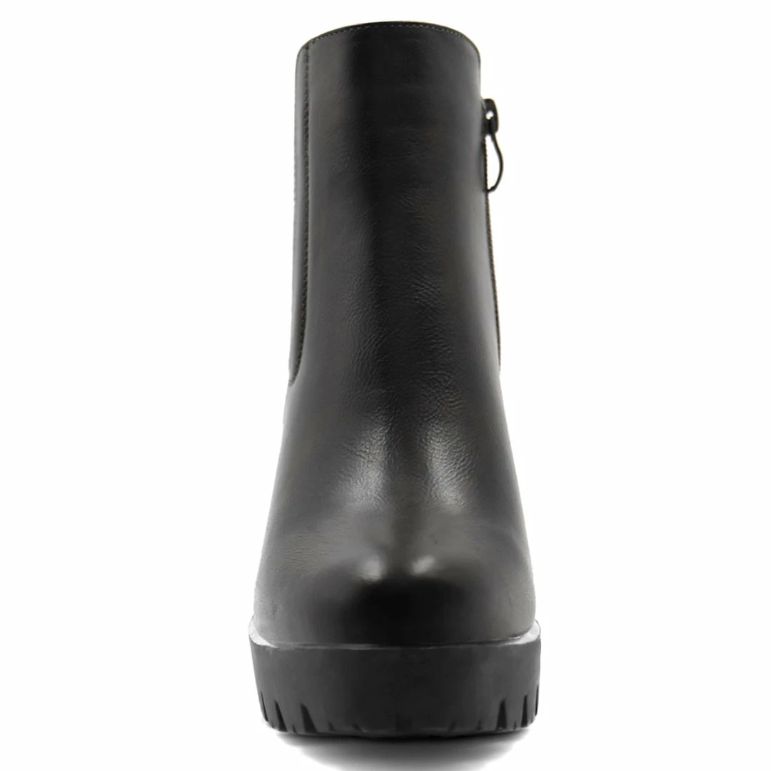 Allegra K Shoes Women Chunky High Heel Platform Zipper Chelsea Boots 31 Allegra K Shoes Women Chunky High Heel Platform Zipper Chelsea Boots