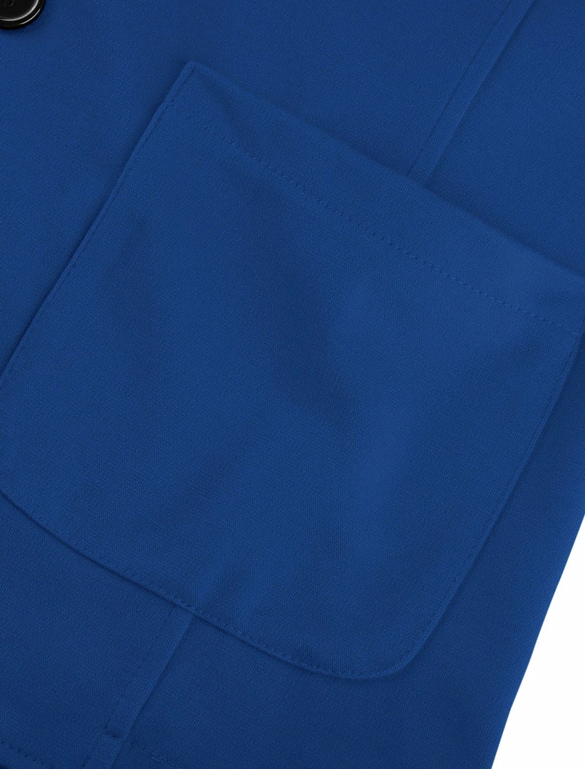 Allegra K 1310-X01 Men Notched Lapel Solid Color Pockets Front Long Sleeve Knit Blazer Coats & Outerwear 43 Allegra K 1310-X01 Men Notched Lapel Solid Color Pockets Front Long Sleeve Knit Blazer Coats & Outerwear