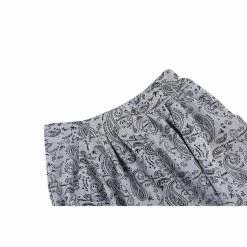 Allegra K Men Solid Black Elastic Waist Slant Pockets Harem Pants