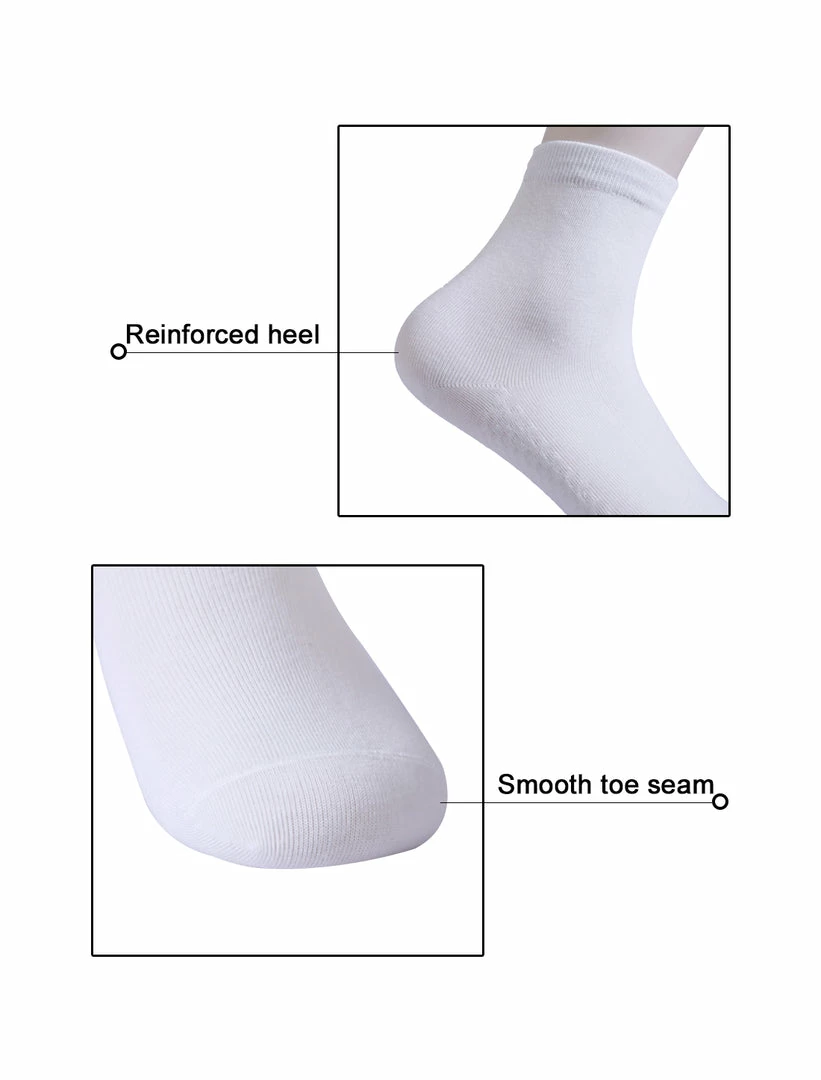 Allegra K Accessories Women 10 Pack Lightweight Stretchy Breathable Crew Socks 7-9 7 Allegra K Accessories Women 10 Pack Lightweight Stretchy Breathable Crew Socks 7-9