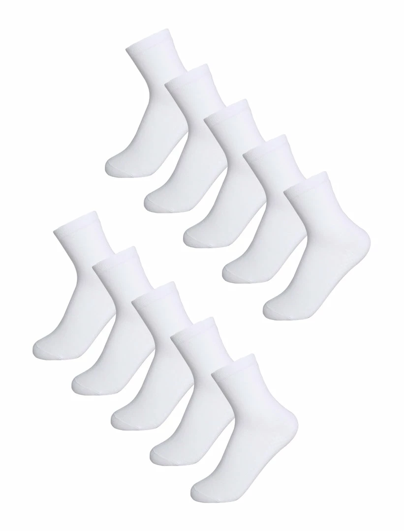 Allegra K Accessories Women 10 Pack Lightweight Stretchy Breathable Crew Socks 7-9 4 Allegra K Accessories Women 10 Pack Lightweight Stretchy Breathable Crew Socks 7-9