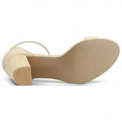 Allegra K 284H 17 Woman Open Toe Chunky High Heel Ankle Strap Sandals Shoes 69 Allegra K 284H 17 Woman Open Toe Chunky High Heel Ankle Strap Sandals Shoes