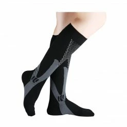 Allegra K Men 1 Pack Stretchy Novelty Pattern Athletic Knee High Socks Accessories