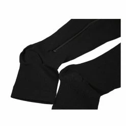 Allegra K Unisex Zip Up Knee High Ankle Band Toeless Compression Socks 1 Pack