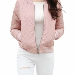 Allegra K Skyliner Down Bomber Jacket