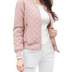 Allegra K Skyliner Down Bomber Jacket