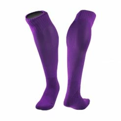 Allegra K Men Compression Cushion Knee High Socks Letters Prints Cotton 1 Pair