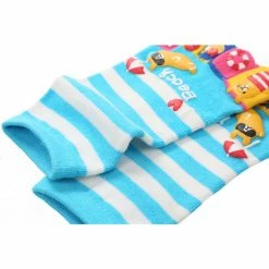 Allegra K Accessories Women 1 Pack Lightweight Stripes Cartoon Pattern Toe Socks 7-9