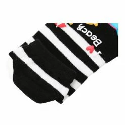Allegra K Accessories Women 1 Pack Lightweight Stripes Cartoon Pattern Toe Socks 7-9