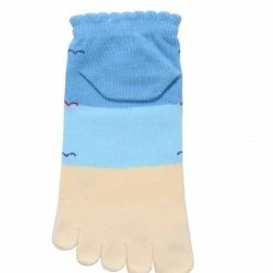 Allegra K Accessories Women Contrast Color Low Cut Cartoon Prints Toe Socks 1 Pack 7-9