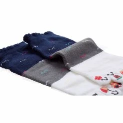 Allegra K Accessories Women Contrast Color Low Cut Cartoon Prints Toe Socks 1 Pack 7-9