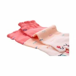 Allegra K Accessories Women Contrast Color Low Cut Cartoon Prints Toe Socks 1 Pack 7-9