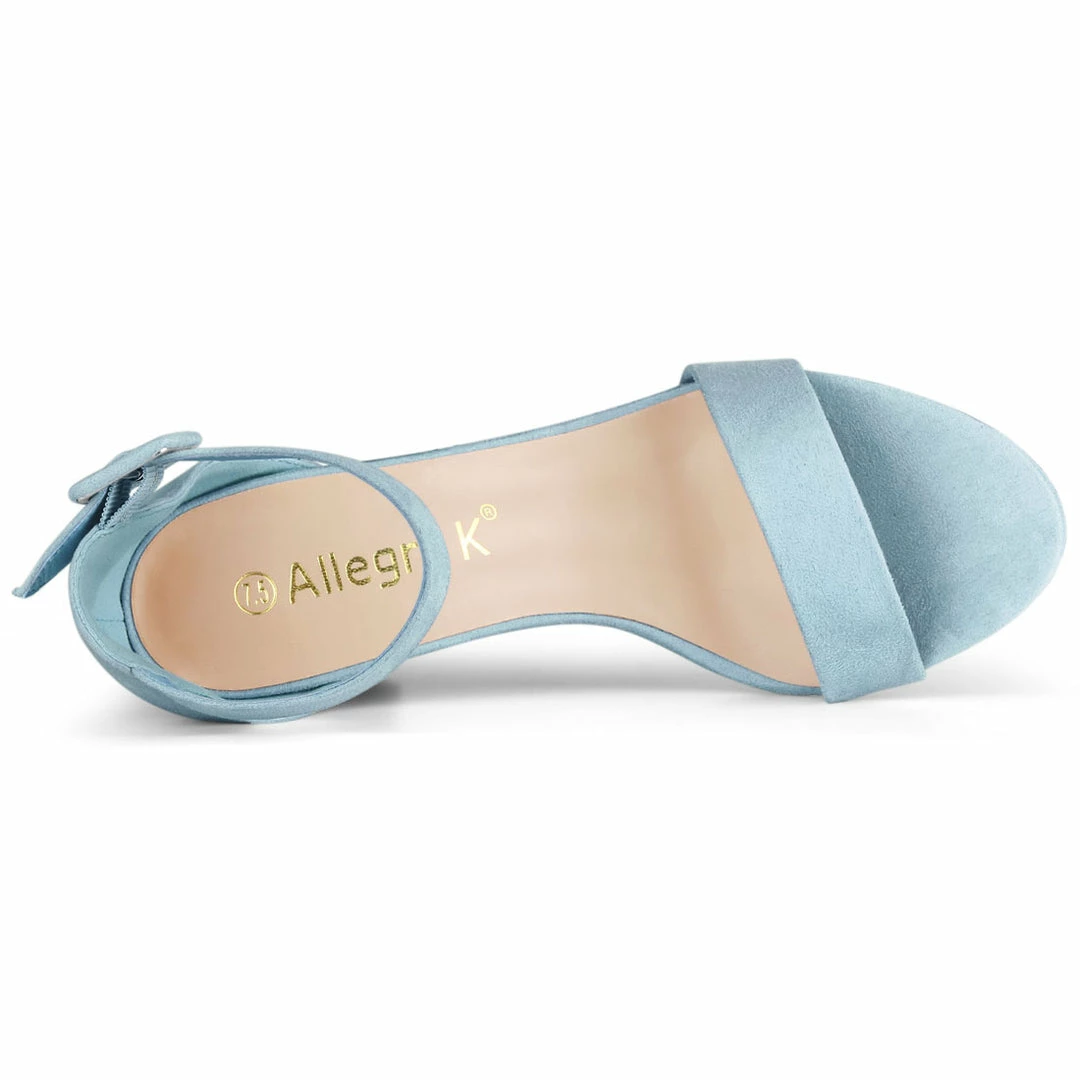 Allegra K 284H 17 Woman Open Toe Chunky High Heel Ankle Strap Sandals Shoes 23 Allegra K 284H 17 Woman Open Toe Chunky High Heel Ankle Strap Sandals Shoes