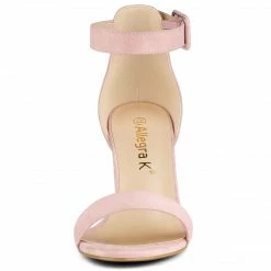 Allegra K 284H 17 Woman Open Toe Chunky High Heel Ankle Strap Sandals Shoes 78 Allegra K 284H 17 Woman Open Toe Chunky High Heel Ankle Strap Sandals Shoes