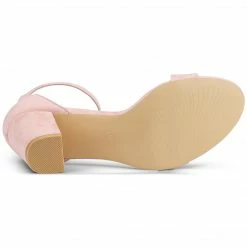 Allegra K 284H 17 Woman Open Toe Chunky High Heel Ankle Strap Sandals Shoes 81 Allegra K 284H 17 Woman Open Toe Chunky High Heel Ankle Strap Sandals Shoes