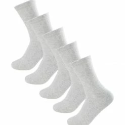 Allegra K Accessories Unisex 5 Pack Comfort Blend Athletic Crew Socks