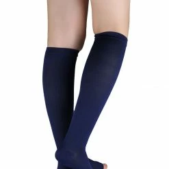 Allegra K Accessories Unisex Breathable One Size Toeless Compression Knee High Socks 45 Allegra K Accessories Unisex Breathable One Size Toeless Compression Knee High Socks