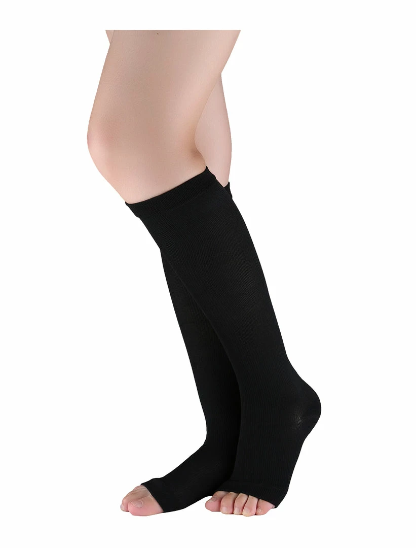 Allegra K Accessories Unisex Breathable One Size Toeless Compression Knee High Socks 9 Allegra K Accessories Unisex Breathable One Size Toeless Compression Knee High Socks