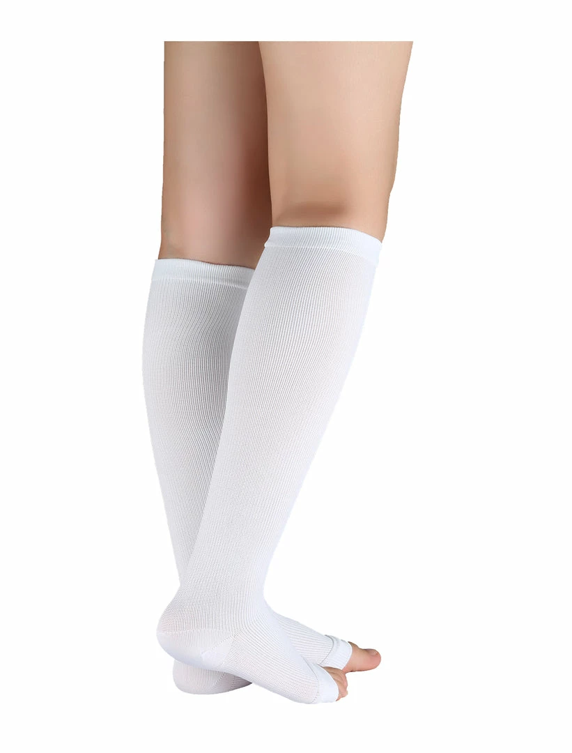 Allegra K Accessories Unisex Breathable One Size Toeless Compression Knee High Socks 5 Allegra K Accessories Unisex Breathable One Size Toeless Compression Knee High Socks