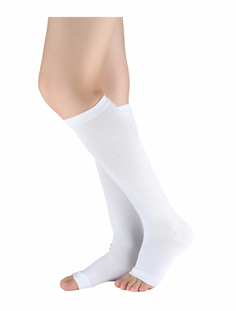 Allegra K Accessories Unisex Breathable One Size Toeless Compression Knee High Socks 4 Allegra K Accessories Unisex Breathable One Size Toeless Compression Knee High Socks