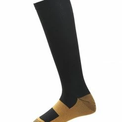 Allegra K Accessories Unisex Compression Knee High Socks Color Block Running Crossfit 1 Pair