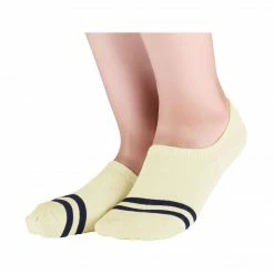 Allegra K And Non Slip No Show Socks Cotton Stripes Pattern 10 Pairs