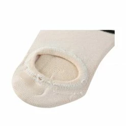 Allegra K And Non Slip No Show Socks Cotton Stripes Pattern 10 Pairs