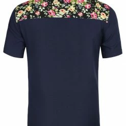 Allegra K 1310 8838 Men Summer Floral Print Pocket Short Sleeve Button Down Hawaiian Shirt 110 Allegra K 1310 8838 Men Summer Floral Print Pocket Short Sleeve Button Down Hawaiian Shirt