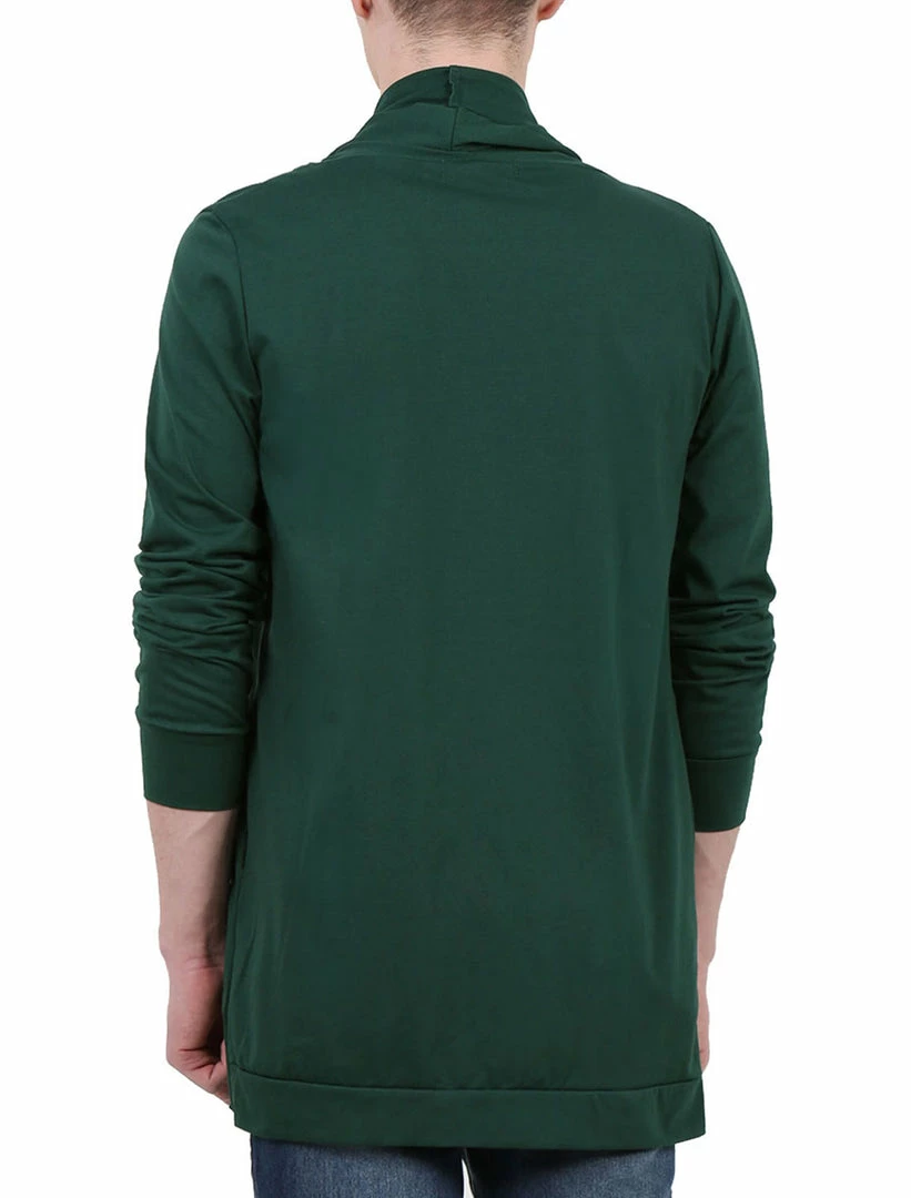 Allegra K C50 Men Shawl Collar Open Front Pockets High-Low Hem Long Cardigan 18 Allegra K C50 Men Shawl Collar Open Front Pockets High-Low Hem Long Cardigan