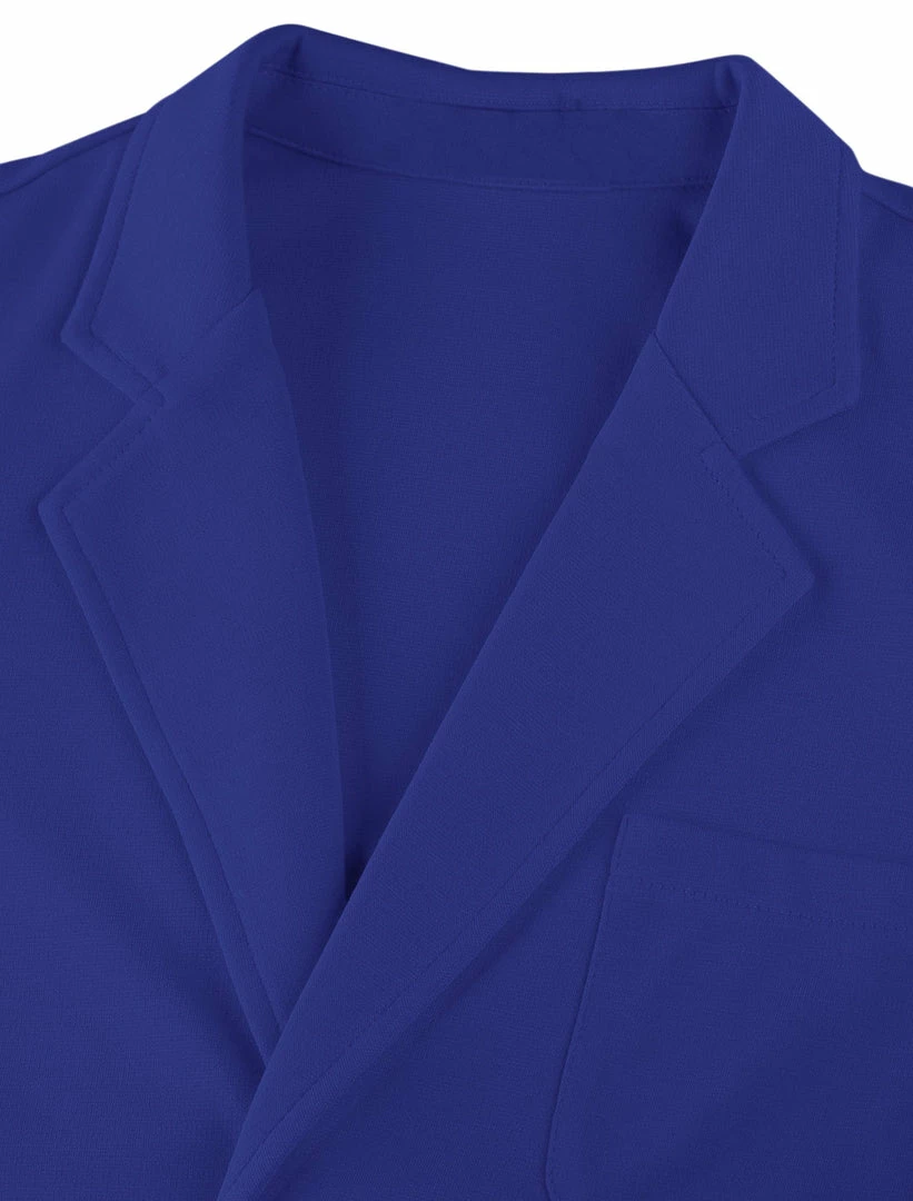 Allegra K 1310-X01 Men Notched Lapel Solid Color Pockets Front Long Sleeve Knit Blazer Coats & Outerwear 48 Allegra K 1310-X01 Men Notched Lapel Solid Color Pockets Front Long Sleeve Knit Blazer Coats & Outerwear