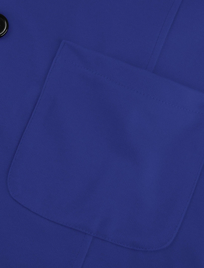 Allegra K 1310-X01 Men Notched Lapel Solid Color Pockets Front Long Sleeve Knit Blazer Coats & Outerwear 49 Allegra K 1310-X01 Men Notched Lapel Solid Color Pockets Front Long Sleeve Knit Blazer Coats & Outerwear