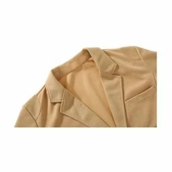 Allegra K 1310-X01 Men Notched Lapel Solid Color Pockets Front Long Sleeve Knit Blazer Coats & Outerwear 87 Allegra K 1310-X01 Men Notched Lapel Solid Color Pockets Front Long Sleeve Knit Blazer Coats & Outerwear