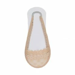 Allegra K Women Heelless Lace Back No Show Half Socks 10 Pack Accessories