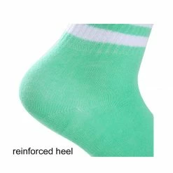 Allegra K Women Cuff Stripes Pattern Cotton Breathable Crew Socks 5 Pack 9-11 12 Allegra K Women Cuff Stripes Pattern Cotton Breathable Crew Socks 5 Pack 9-11