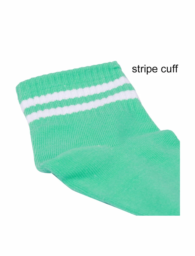 Allegra K Women Cuff Stripes Pattern Cotton Breathable Crew Socks 5 Pack 9-11 8 Allegra K Women Cuff Stripes Pattern Cotton Breathable Crew Socks 5 Pack 9-11