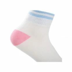 Allegra K Women 10 Pack Color Block Striped Pattern Cuff Cotton Crew Socks 10-12 Accessories