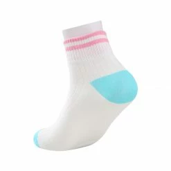 Allegra K Women 10 Pack Color Block Striped Pattern Cuff Cotton Crew Socks 10-12 Accessories